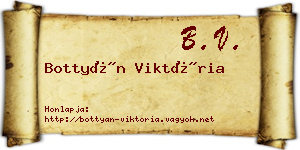 Bottyán Viktória névjegykártya