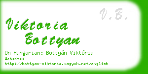 viktoria bottyan business card